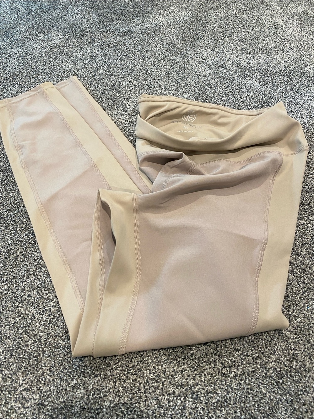 High-Waist Seamless Leggings - Taupe